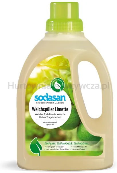 Płyn do płukania tkanin limonka BIO 750 ml