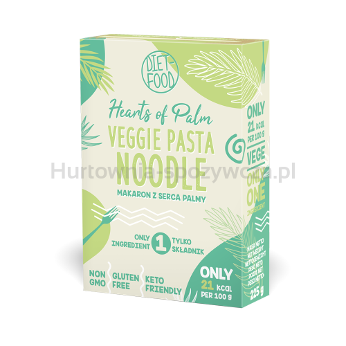 Makaron (Z Serca Palmy) Noodle Bezglutenowy Keto 255 G - Diet-Food [BIO]