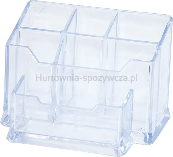 Przybornik na biurko DONAU Classic VII, przeźroczysty