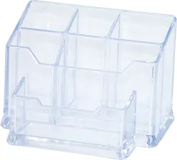 Przybornik na biurko DONAU Classic VII, przeźroczysty