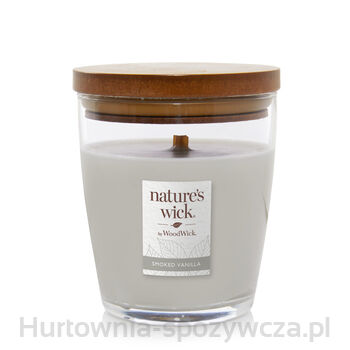 Nature'S WickBy Woodwick Świeca Zapachowa Smoked Vanilla