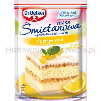 Dr.Oetker Masa Śmietanowa Cytrynowa 70G