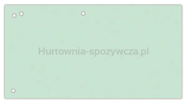 Przekładki OFFICE PRODUCTS, karton, 1/3 A4, 240x105mm, 100szt., zielone