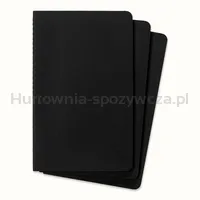 Zestaw 3 Zeszytów MOLESKINE Cahier Journals L (13x21cm) w kropki, 80 stron, czarny - 2