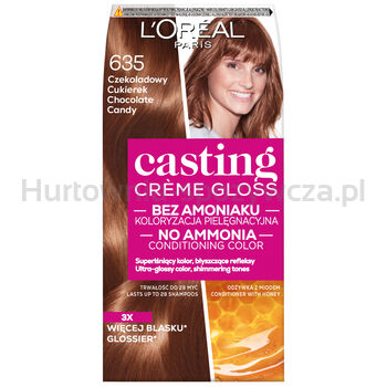 L'Oreal Paris Casting CreMe Gloss 635 Czekoladowy Cukierek 180 Ml