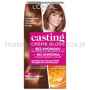 L'Oreal Paris Casting CreMe Gloss 635 Czekoladowy Cukierek 180 Ml
