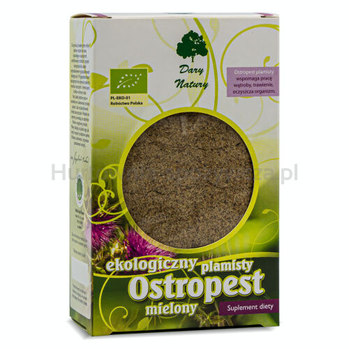 Ostropest Plamisty Mielony Bio 100 G - Dary Natury [BIO]