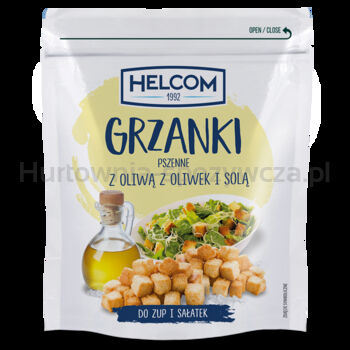 Grzanki pszenne z oliwą z oliwek i solą 100 g HELCOM