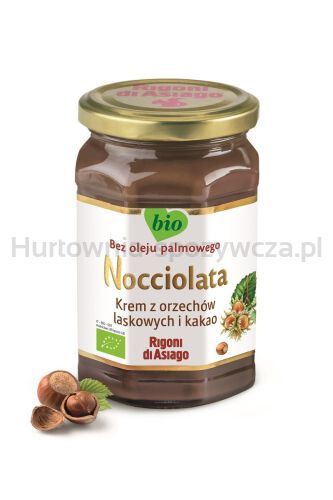 Krem Z Orzechów Laskowych I Kakao Bezglutenowy Bio 250 G - Rigoni Di Asiago (Nocciolata) [BIO]