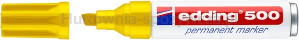 Marker permanentny e-500 EDDING, 2-7mm, żółty