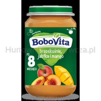 BoboVita Deserek Brzoskwinie, jabłka i mango po 8 miesiącu 190g
