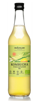 Kombucha Z Trawą Cytrynową Bio 500 Ml - Delikatna [BIO]