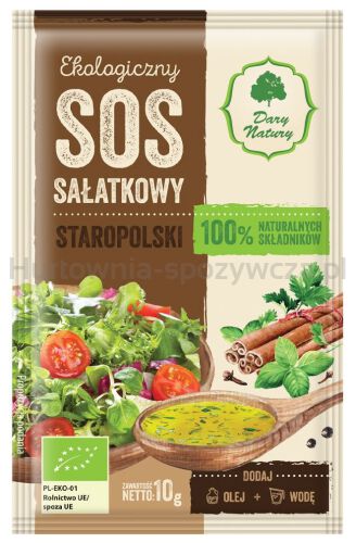 Sos Sałatkowy Staropolski Bio 10 G - Dary Natury [BIO]