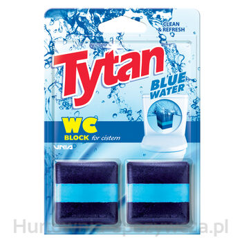 Kostka Do Spłuczki Barwiąca Wodę Tytan Blue Water 2X50G