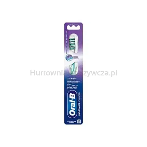 Oral-B Szczoteczki do zębów Pro-3Dwhite Advanced 1 Szt