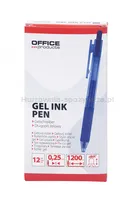 Długopis automatyczny żelowy OFFICE PRODUCTS,  gr. linii 0,25mm, dł. linii 1200m, niebieski - 3