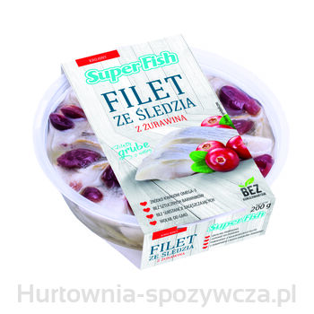 Superfish Filety Śledziowe Z Żurawiną 200 G