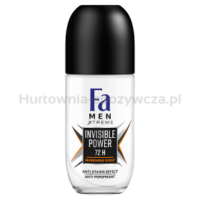 Fa Dezodorant Roll On Men Xtreme Invisible 50 Ml