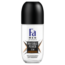 Fa Dezodorant Roll On Men Xtreme Invisible 50 Ml