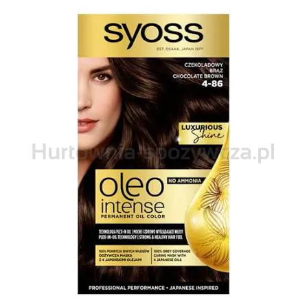 Syoss Oleo Krem Koloryzujący Czekoladowy Brąz 4-86