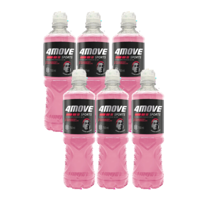 4Move Isotonic Drink Strawberry-Lime-Watermelon Flavour 750 Ml x 6 szt