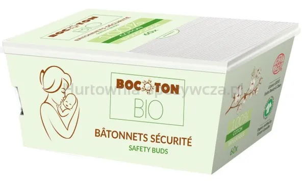 Patyczki higieniczne dla dzieci i niemowląt 60szt BIO
