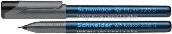 Foliopis permanentny SCHNEIDER Maxx 220 S, 0,4mm, czarny