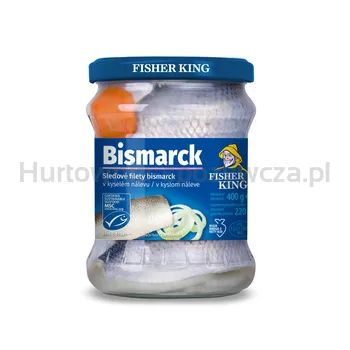 Fisherking Bismarck Płaty Śledziowe Z Cebulą 400G