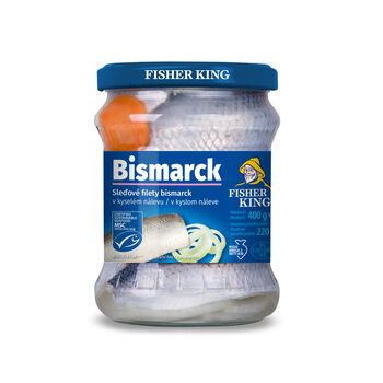 Fisherking Bismarck Płaty Śledziowe Z Cebulą 400G