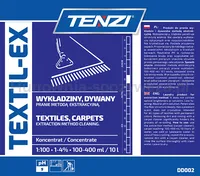 Preparat do prania wykładzin i tapicerek metodą ekstrakcyjną TENZI, Textil-Ex, 5l - 2