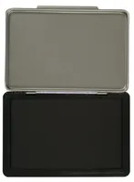 Poduszka Do Stempli Q-Connect, Z Tuszem, 110X70Mm, Metalowa, Czarna - 4
