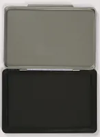 Poduszka Do Stempli Q-Connect, Z Tuszem, 110X70Mm, Metalowa, Czarna - 3