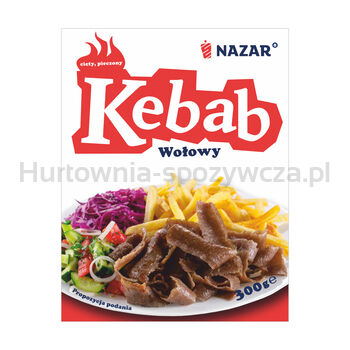 Nazar Kebab Wołowy (Cięty, Pieczony) 300G 