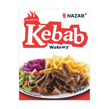 Nazar Kebab Wołowy (Cięty, Pieczony) 300G 