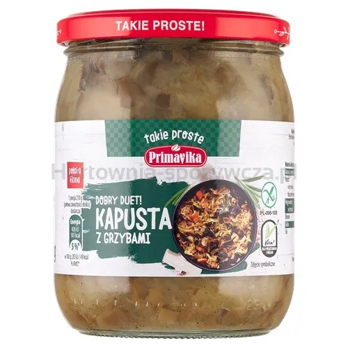 Kapusta z grzybami 420 g
