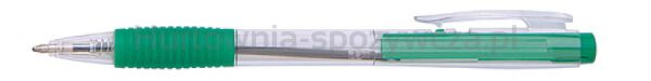 Office Products Długopis automatyczny , 0,7mm, zielony 