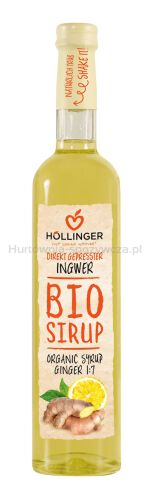 Syrop Imbirowo - Cytrynowy Bio 500 Ml - Hollinger [BIO]