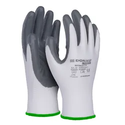 Rękawice Donau Safety Nitrile 01, Kat. Ii, Rozm. 11, Szare