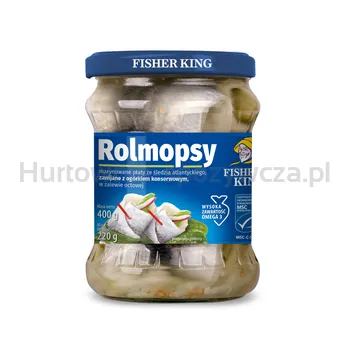Fisherking Rolmopsy z ogórkiem w zalewie 400g
