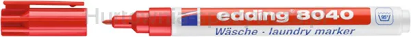 Marker do ubrań e-8040 EDDING, 1 mm, czerwony