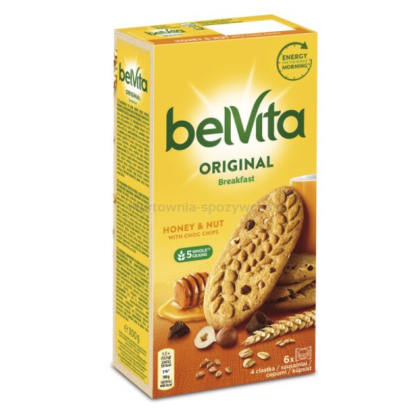 Ciastka BELVITA Honey&Nuts, 300 g