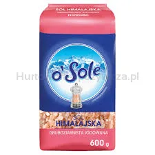 O’Sole Sól Himalajska GruboZiarnista Jodowana 600 G
