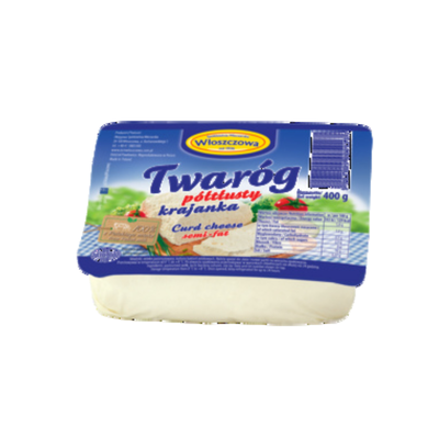 Twaróg półtłusty kostka 400 g