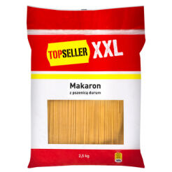 Topseller Xxl Makaron Spaghetti Z Dodatkiem Pszenicy Durum 2,5 Kg