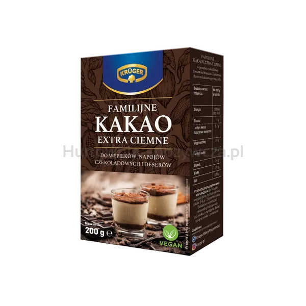 Kruger Choco Delissia kakao extra ciemne 200g