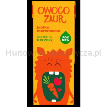 OWOCOZAUR sok jabłko marchewka NFC 200 ml