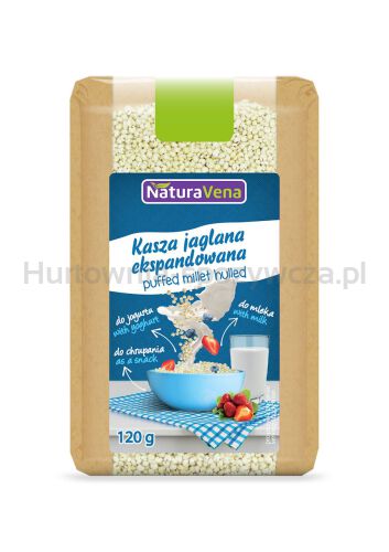 Kasza Jaglana Ekspandowana 120 G - Naturavena [BIO]