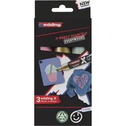Edding Multi Marker E-6900 Pastelowe Kolory, Zestaw 3 Szt. 