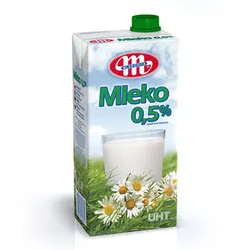 Mlekovita Mleko UHT 0,5% Tłuszczu 1L