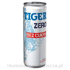 Tiger Energy Drink Gazowany Napój Energetyzujący Bez Cukru 250ml